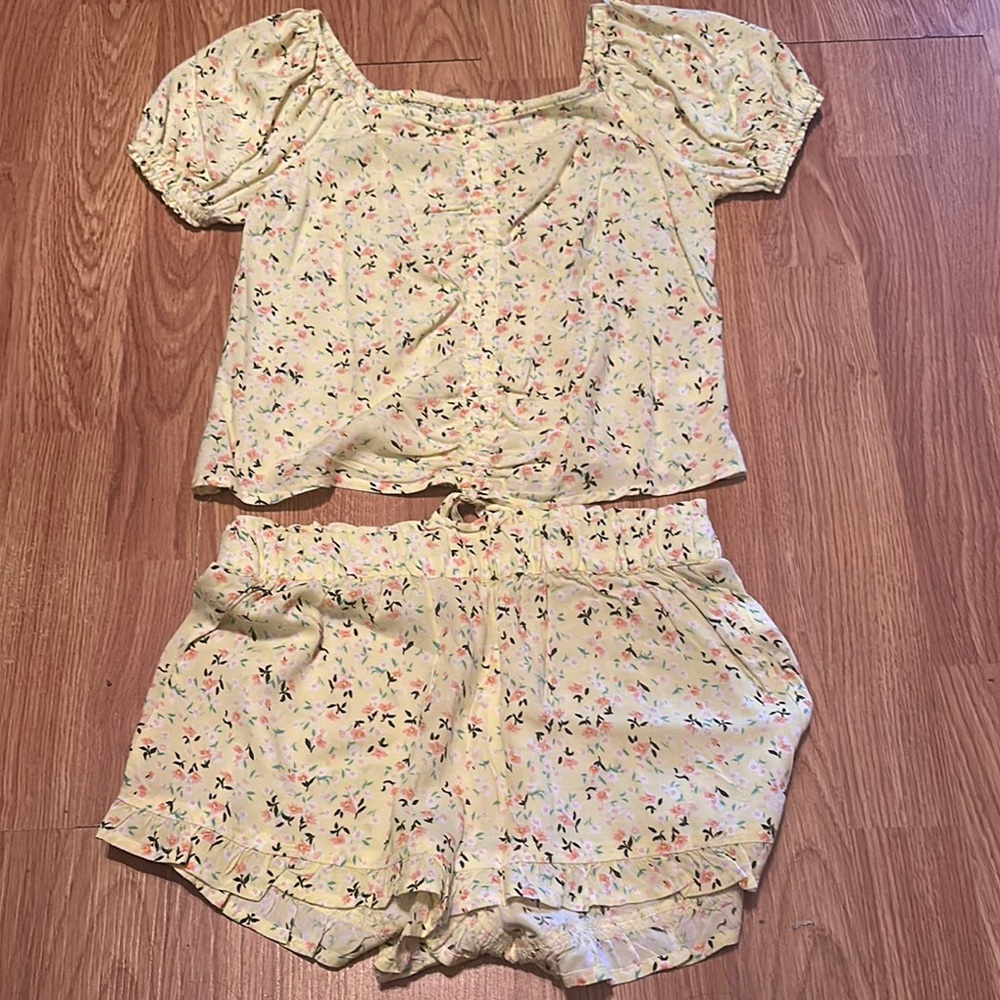 SO Kids Matching Set - Yellow Floral